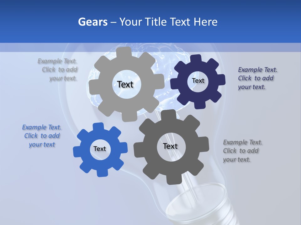 Concept Glowing Creativity PowerPoint Template