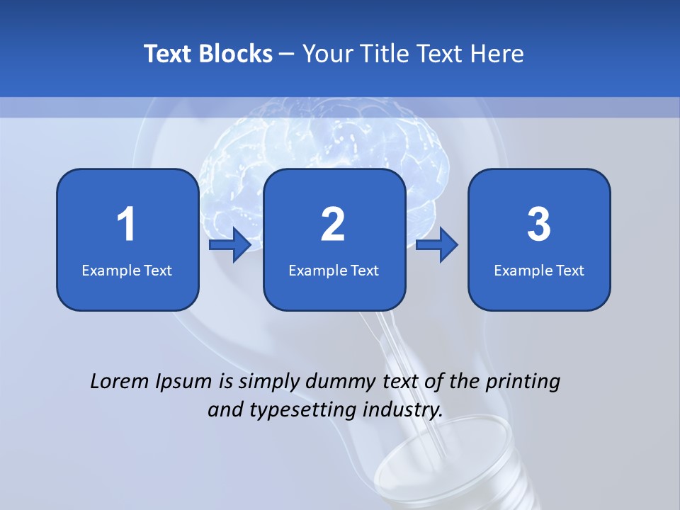 Concept Glowing Creativity PowerPoint Template