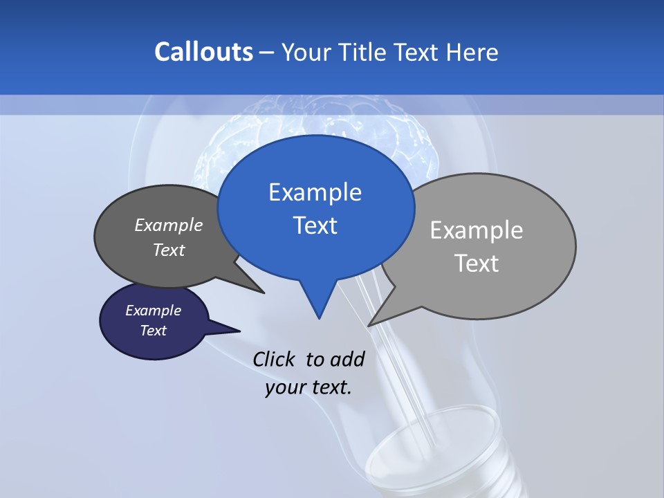 Concept Glowing Creativity PowerPoint Template