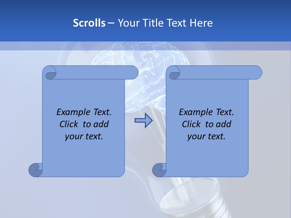 Concept Glowing Creativity PowerPoint Template