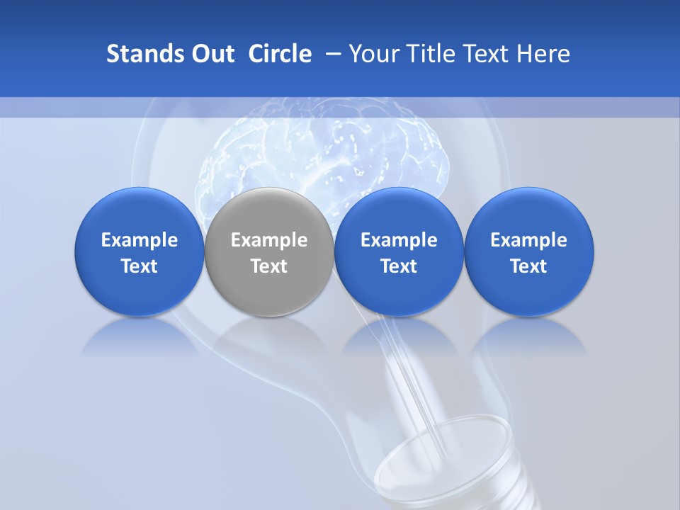 Concept Glowing Creativity PowerPoint Template