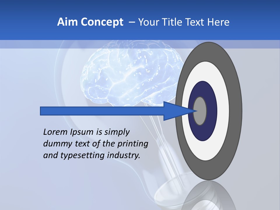 Concept Glowing Creativity PowerPoint Template