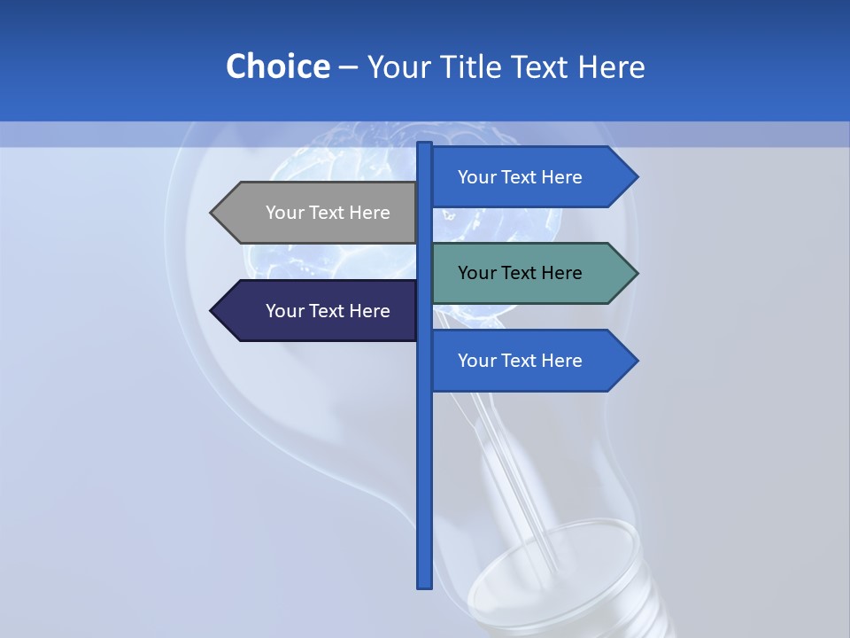 Concept Glowing Creativity PowerPoint Template