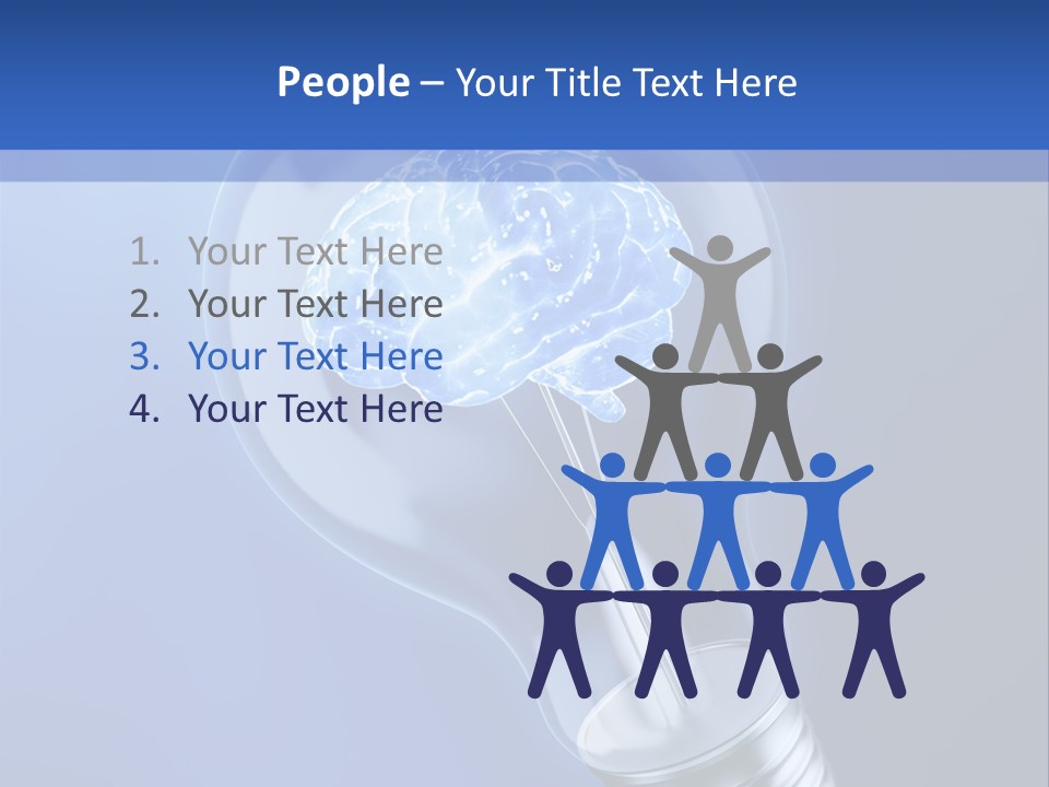 Concept Glowing Creativity PowerPoint Template