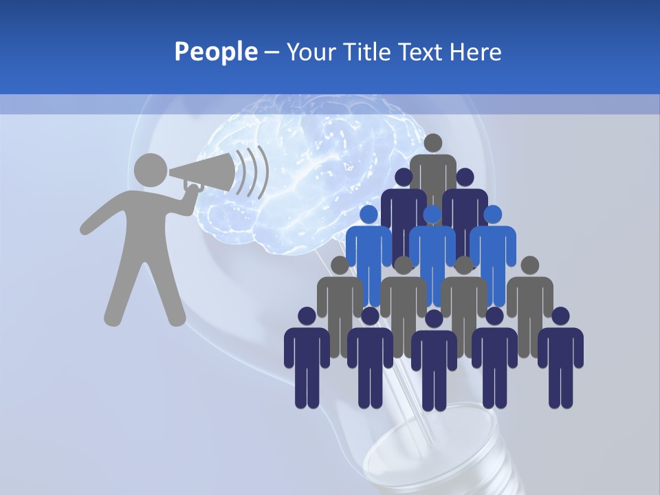 Concept Glowing Creativity PowerPoint Template