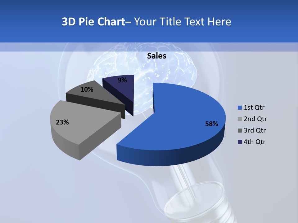 Concept Glowing Creativity PowerPoint Template