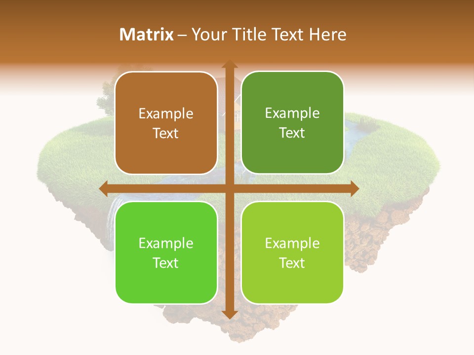 Island In The Air PowerPoint Template