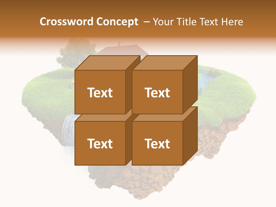 Island In The Air PowerPoint Template
