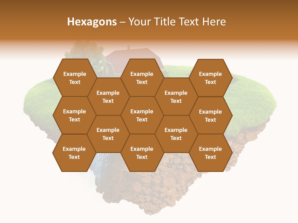 Island In The Air PowerPoint Template