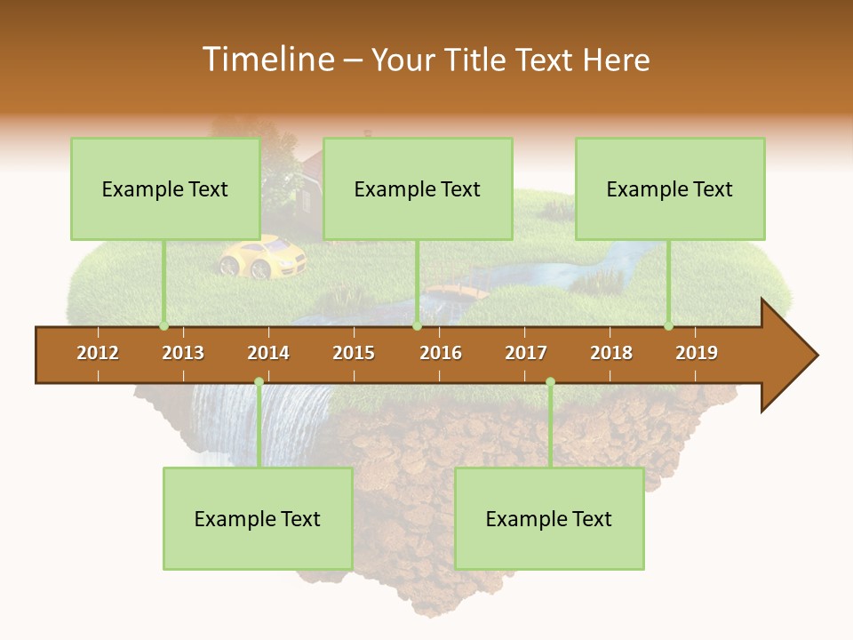 Island In The Air PowerPoint Template