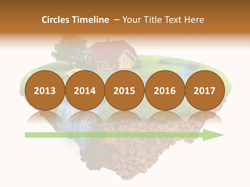 Island In The Air PowerPoint Template