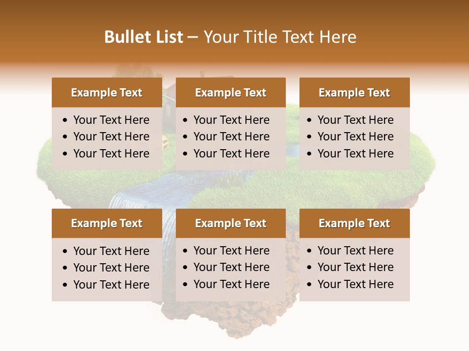 Island In The Air PowerPoint Template