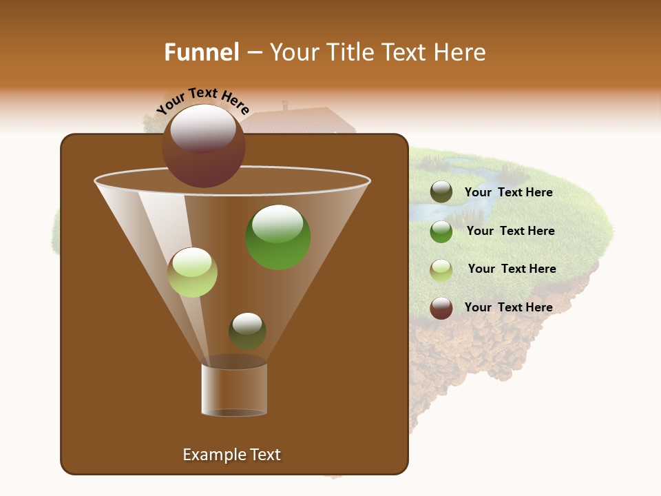 Island In The Air PowerPoint Template