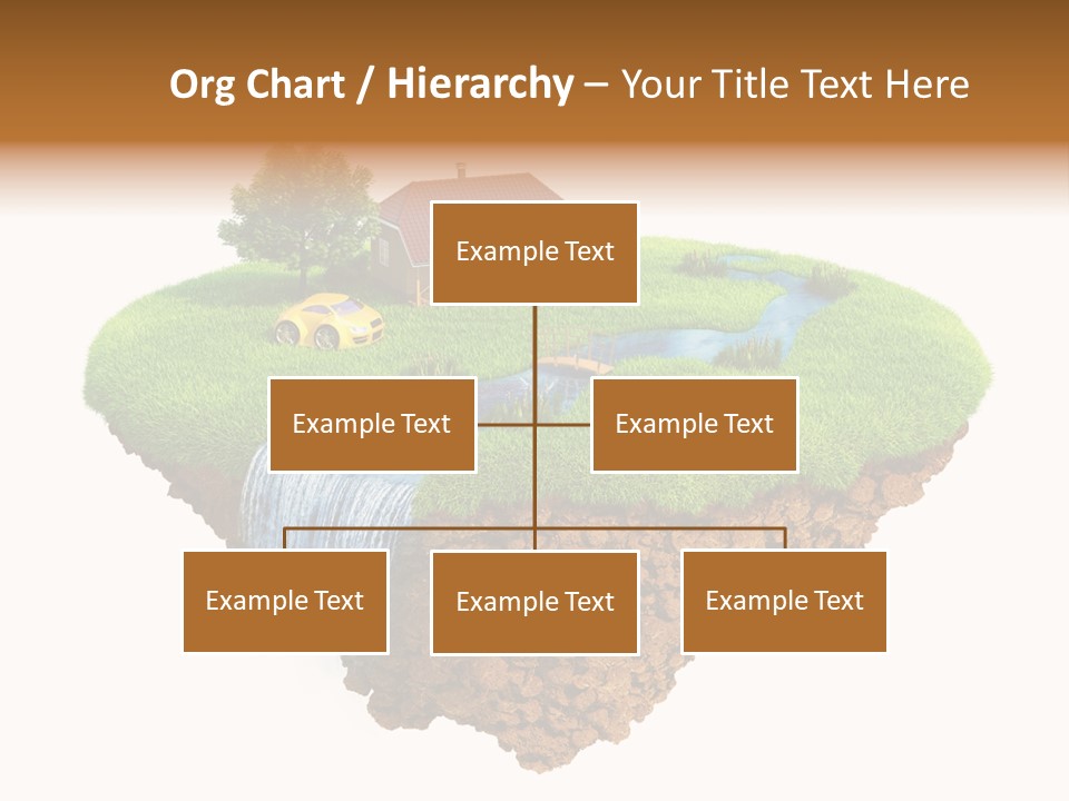 Island In The Air PowerPoint Template