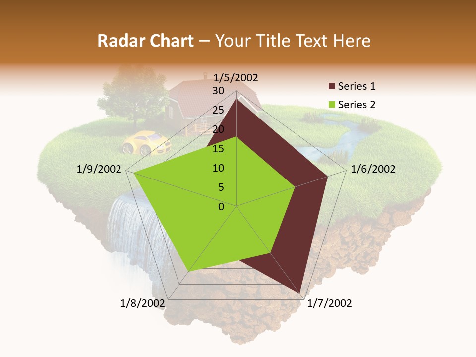 Island In The Air PowerPoint Template