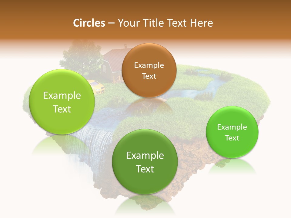 Island In The Air PowerPoint Template