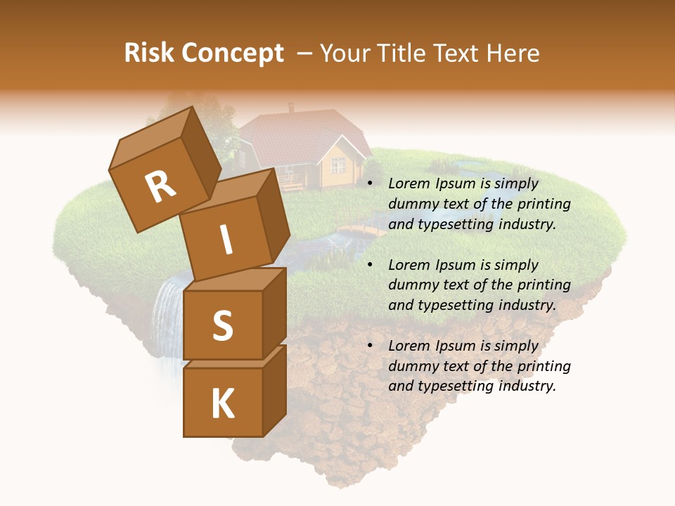 Island In The Air PowerPoint Template