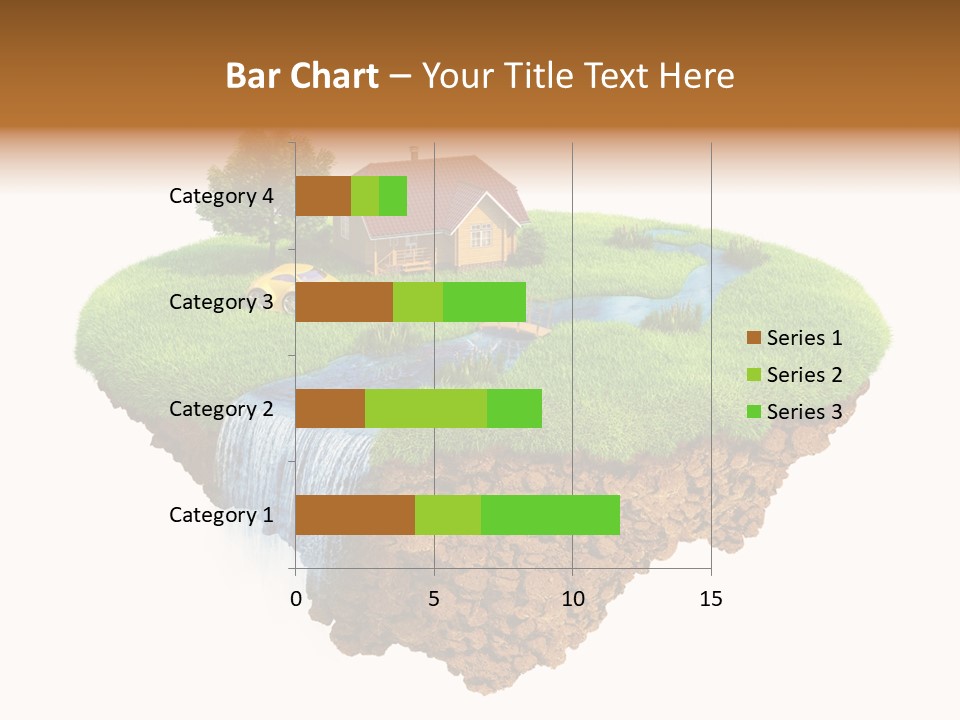 Island In The Air PowerPoint Template