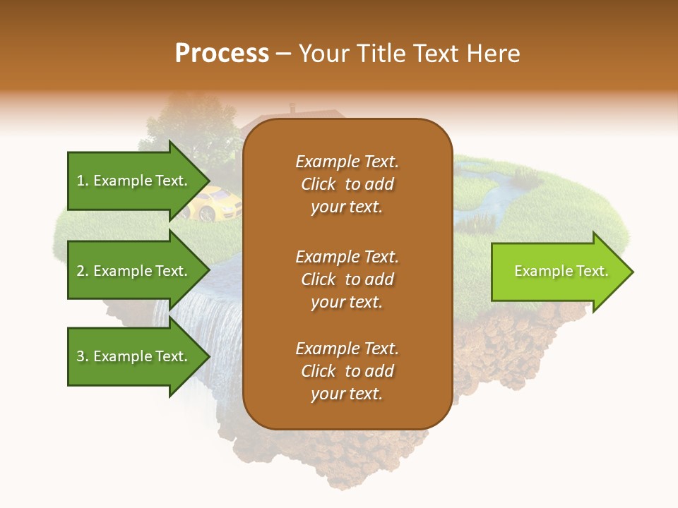 Island In The Air PowerPoint Template