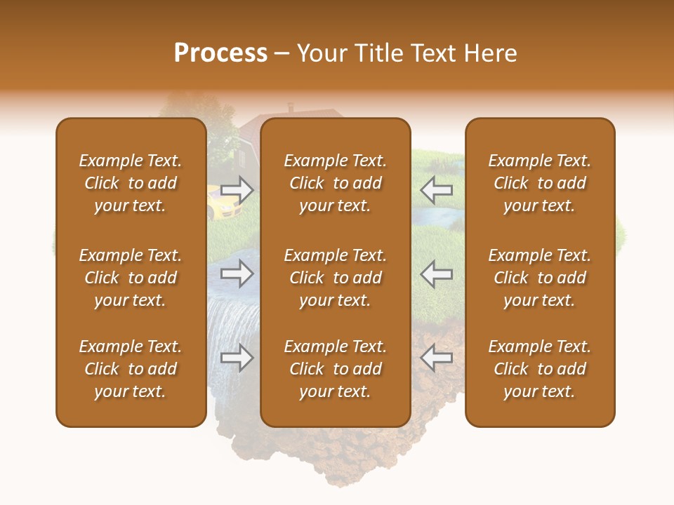 Island In The Air PowerPoint Template