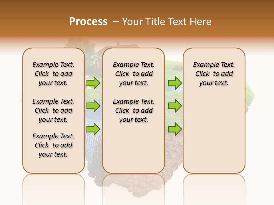 Island In The Air PowerPoint Template