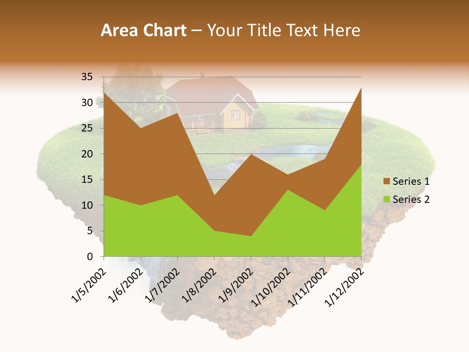 Island In The Air PowerPoint Template