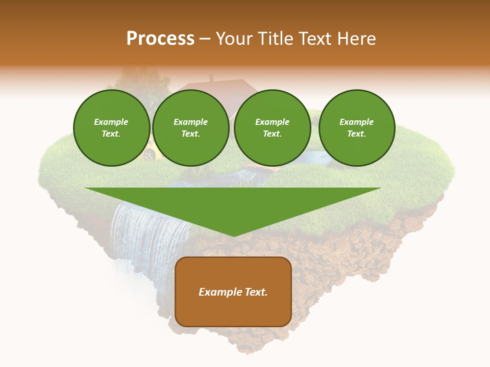 Island In The Air PowerPoint Template