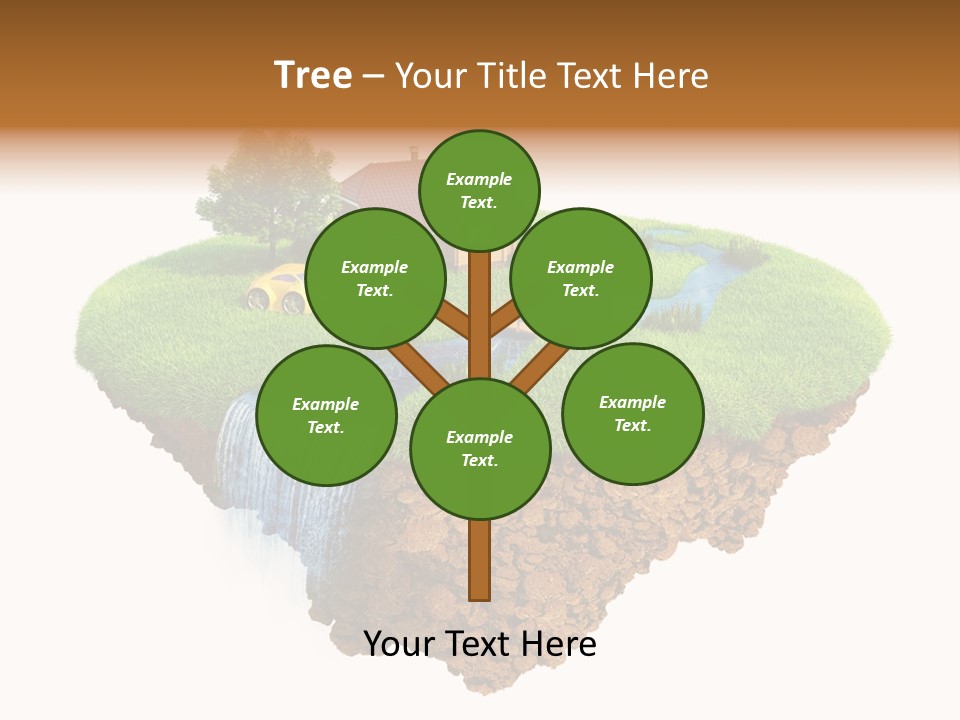 Island In The Air PowerPoint Template