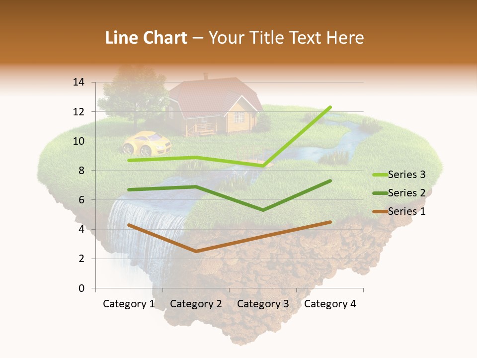 Island In The Air PowerPoint Template