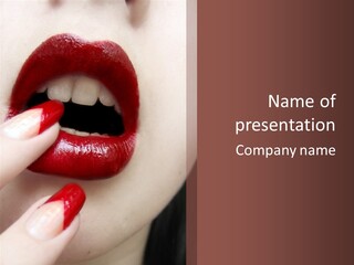 Sad Valentine Fashion PowerPoint Template