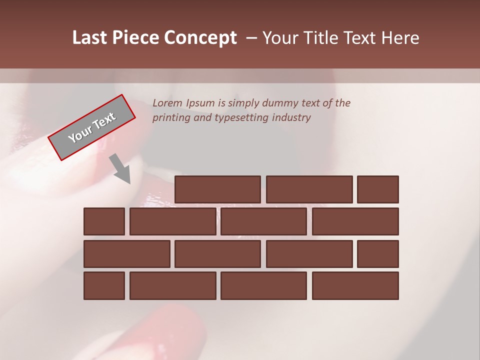 Sad Valentine Fashion PowerPoint Template