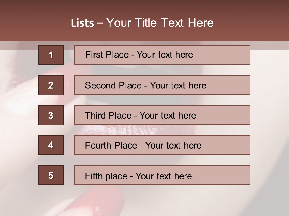 Sad Valentine Fashion PowerPoint Template