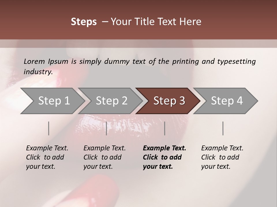 Sad Valentine Fashion PowerPoint Template