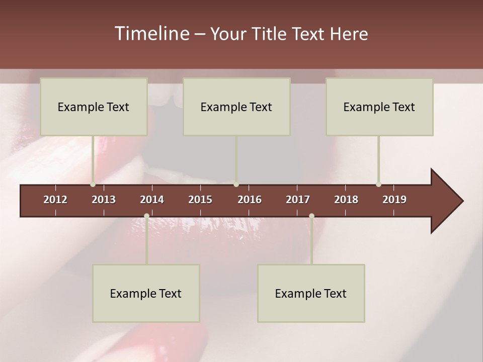 Sad Valentine Fashion PowerPoint Template