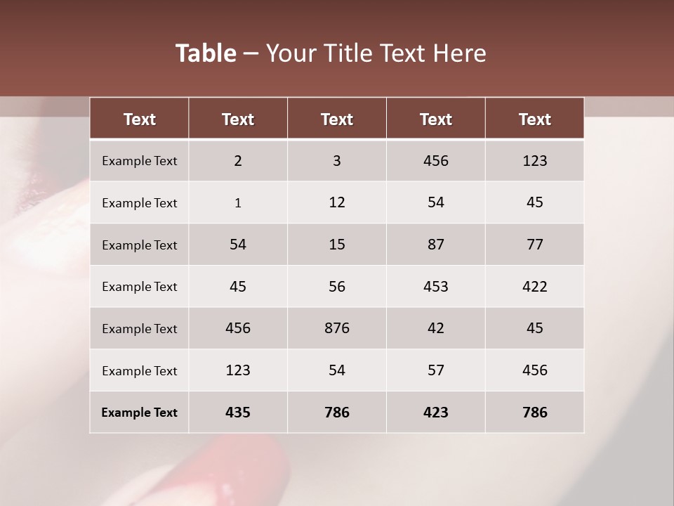 Sad Valentine Fashion PowerPoint Template