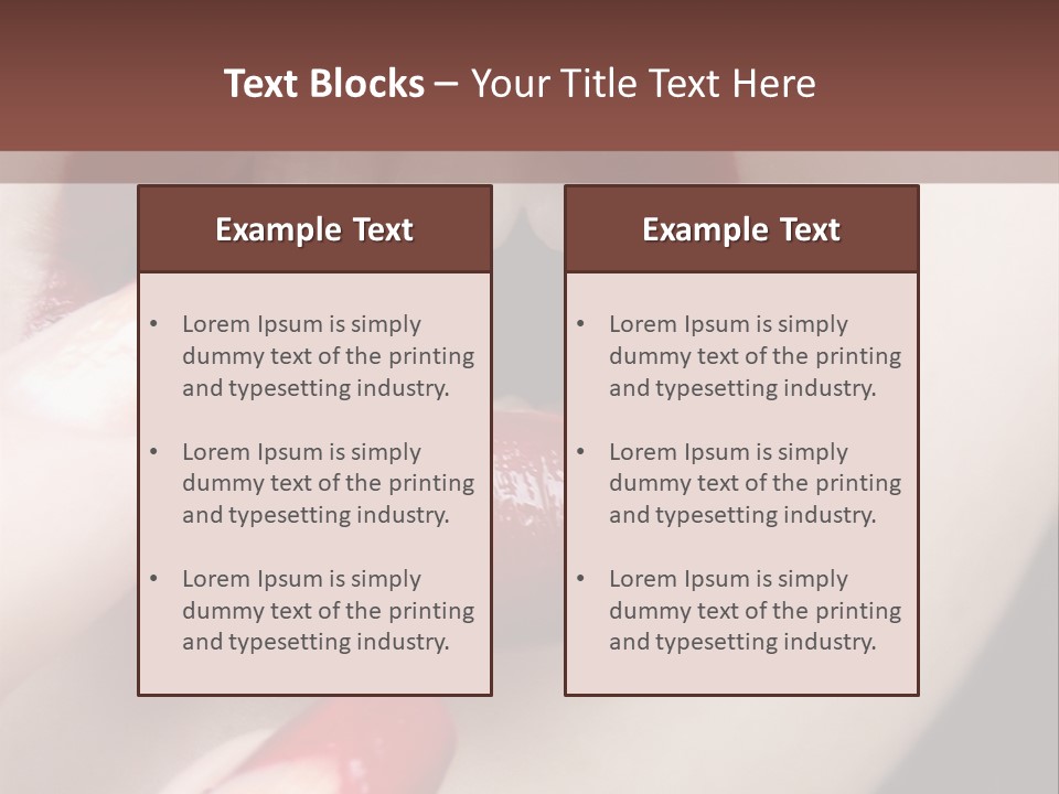 Sad Valentine Fashion PowerPoint Template