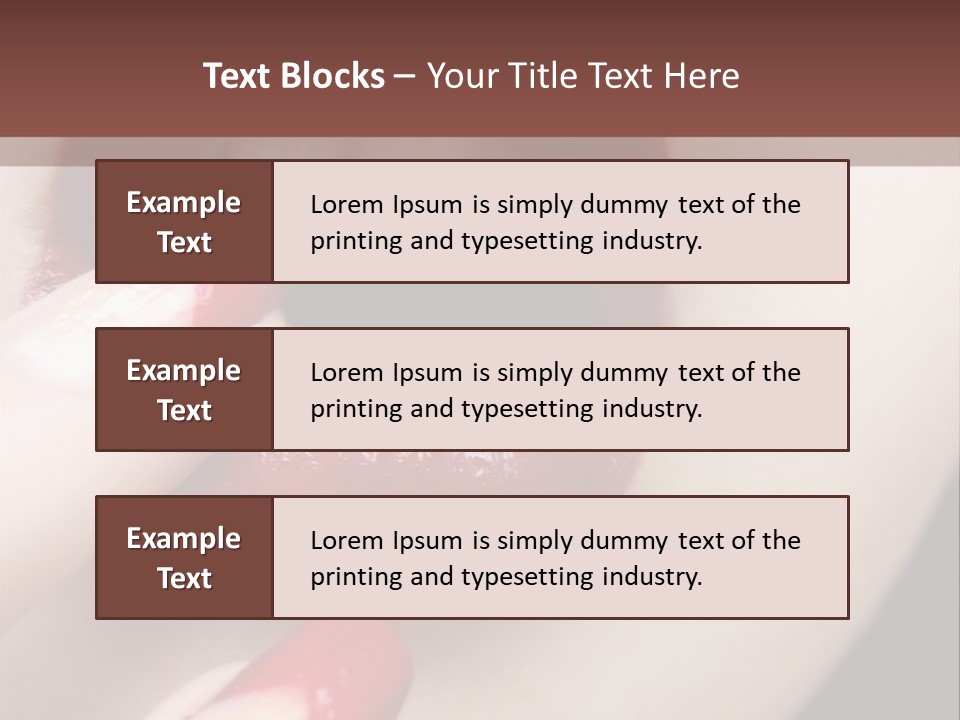 Sad Valentine Fashion PowerPoint Template