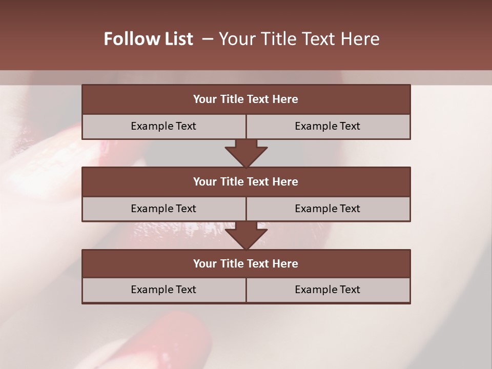 Sad Valentine Fashion PowerPoint Template