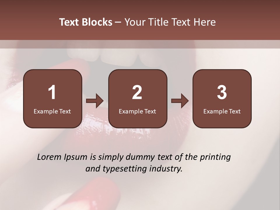 Sad Valentine Fashion PowerPoint Template