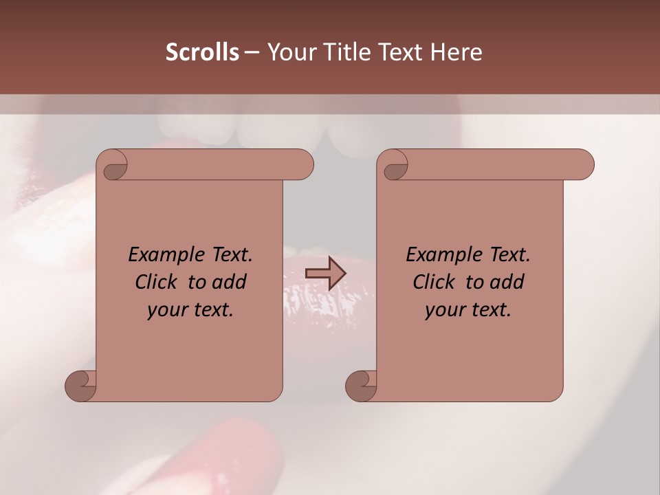 Sad Valentine Fashion PowerPoint Template