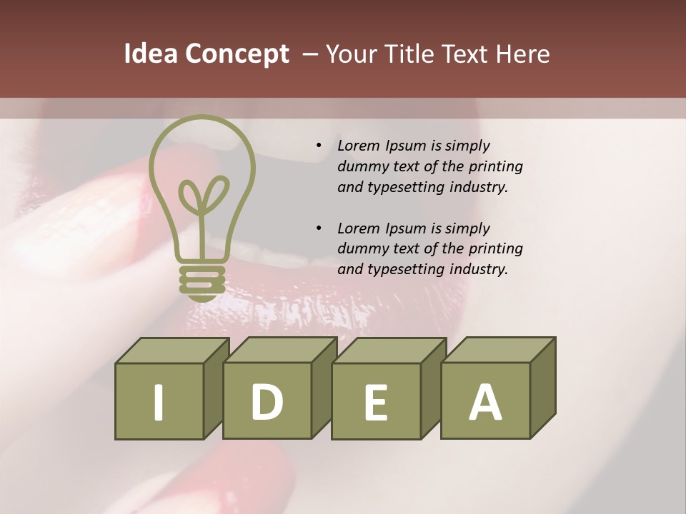 Sad Valentine Fashion PowerPoint Template