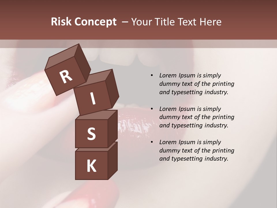 Sad Valentine Fashion PowerPoint Template