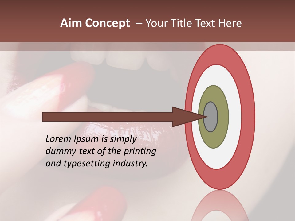 Sad Valentine Fashion PowerPoint Template