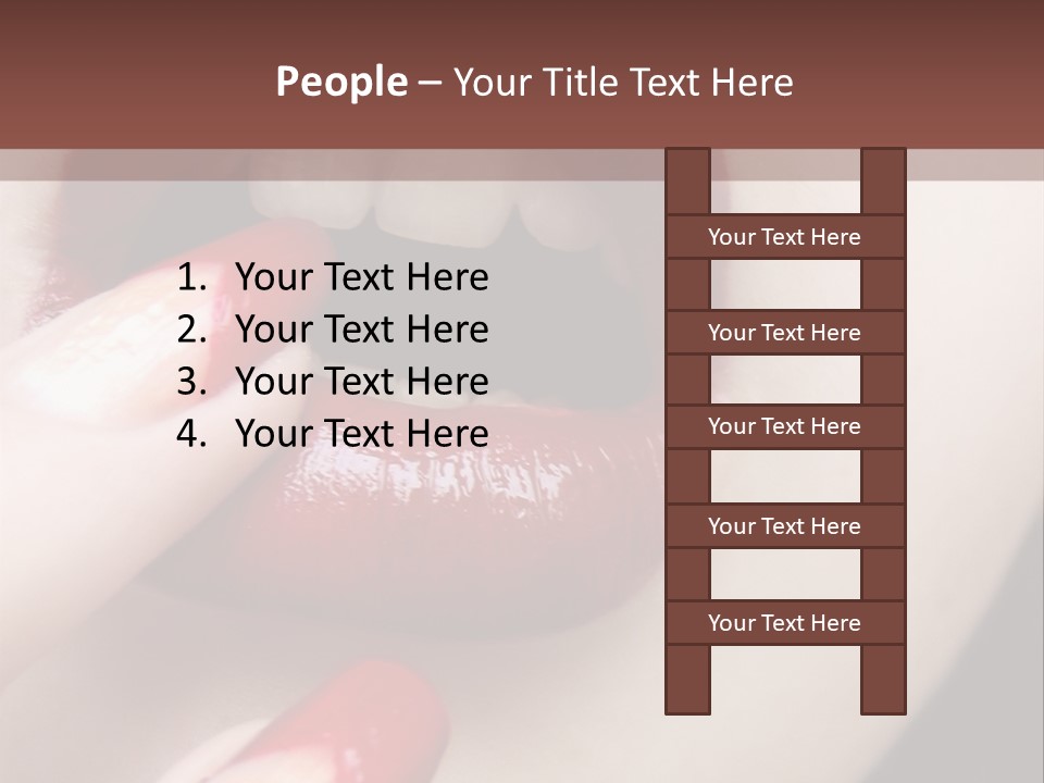 Sad Valentine Fashion PowerPoint Template