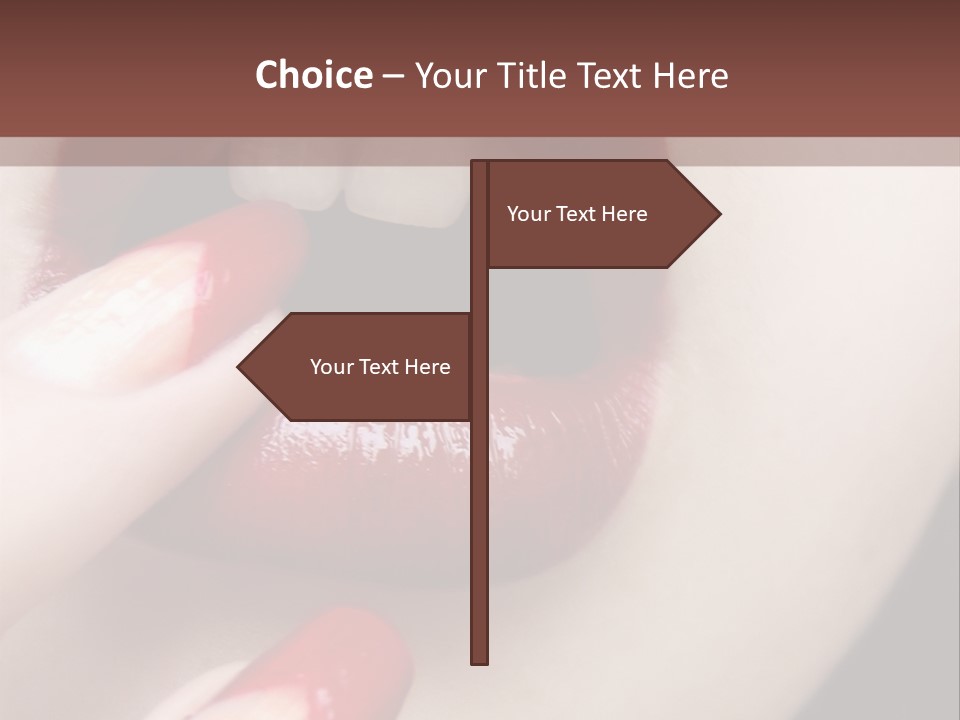 Sad Valentine Fashion PowerPoint Template