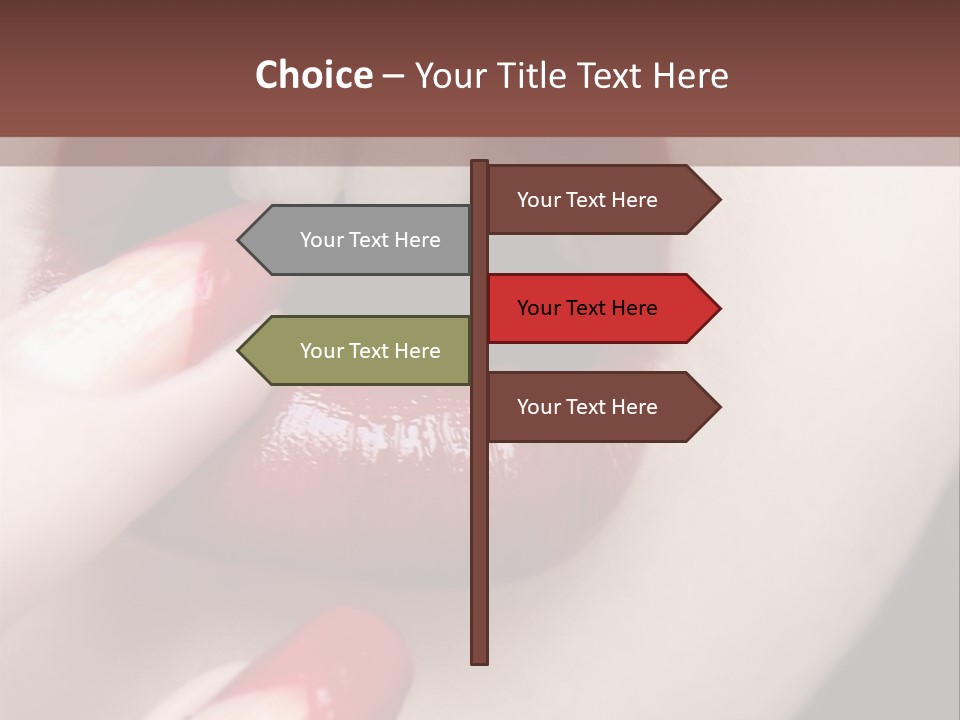 Sad Valentine Fashion PowerPoint Template