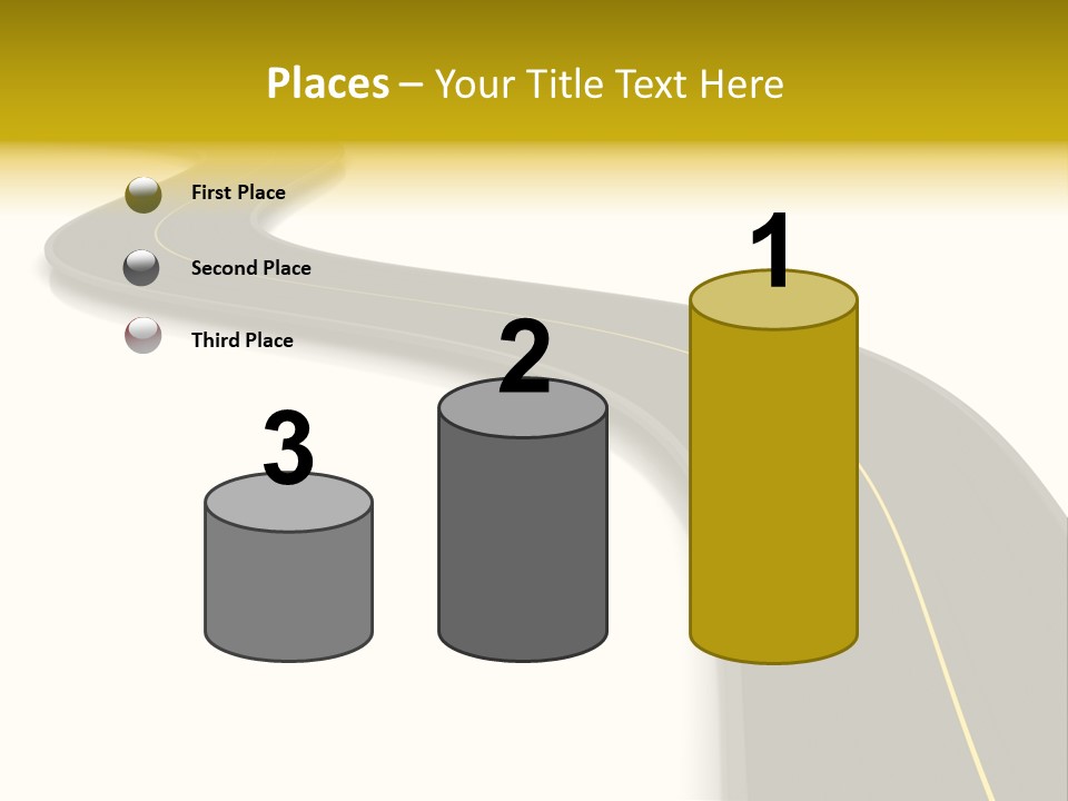 Dividing Open Turn PowerPoint Template