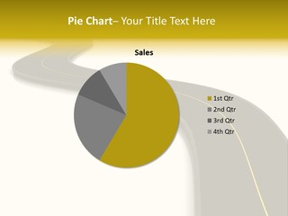 Dividing Open Turn PowerPoint Template