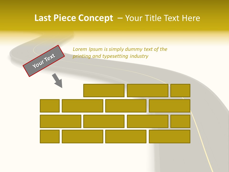 Dividing Open Turn PowerPoint Template