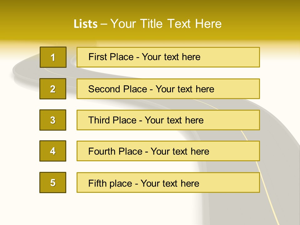 Dividing Open Turn PowerPoint Template